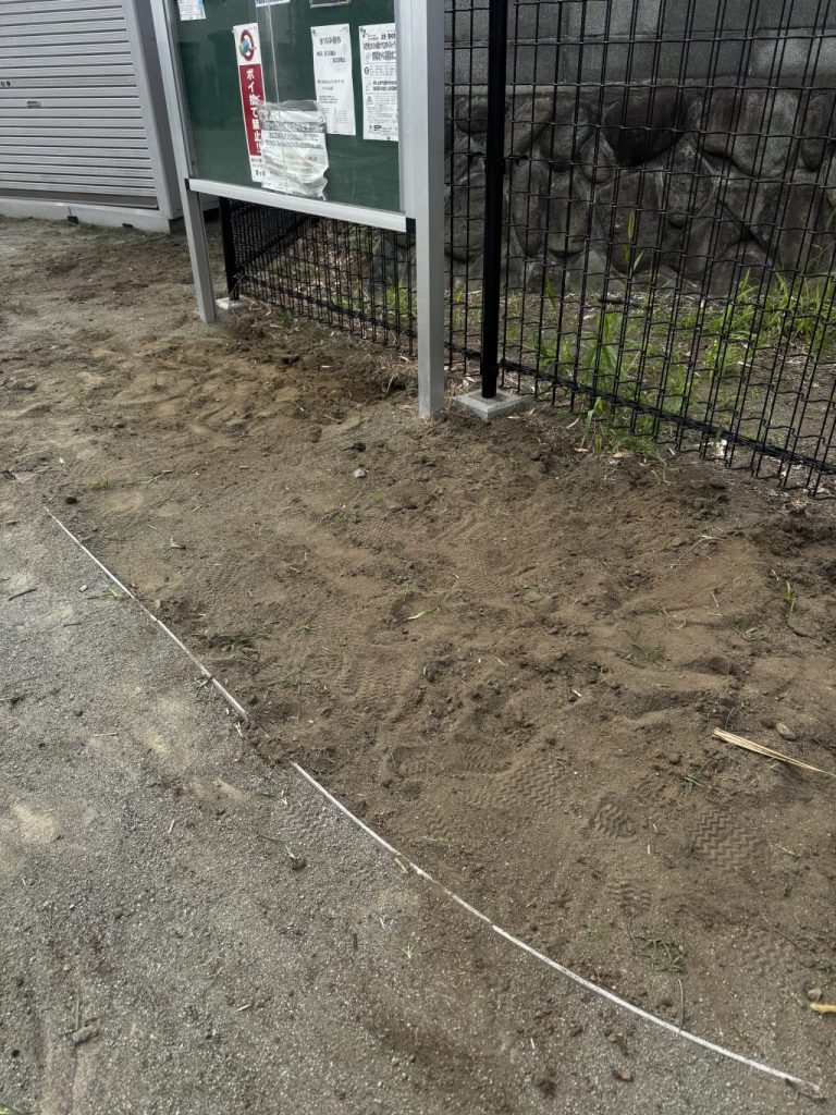 浜竹公園の花壇です。きれいになりました