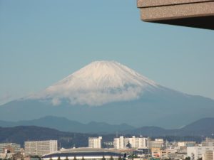 ファミール茅ヶ崎からみる富士山